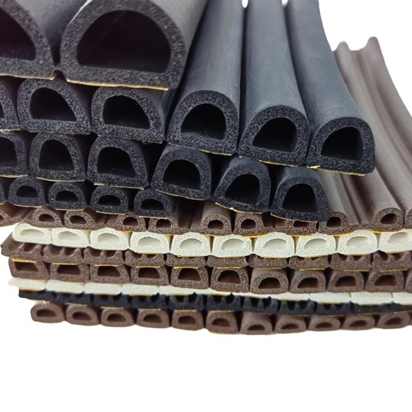 Rubber draft excluder profile