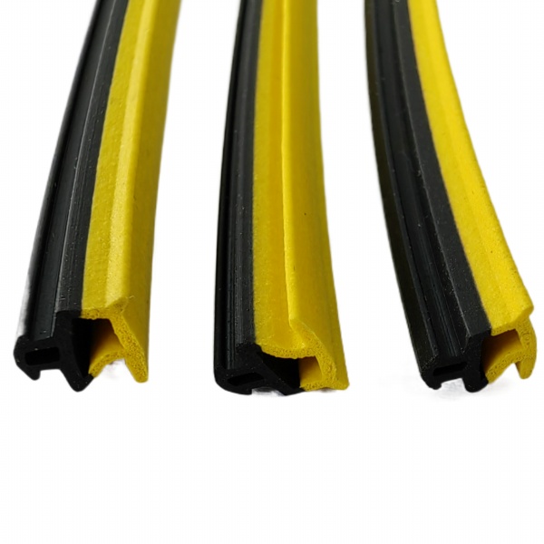 Dual hardness rubber seal