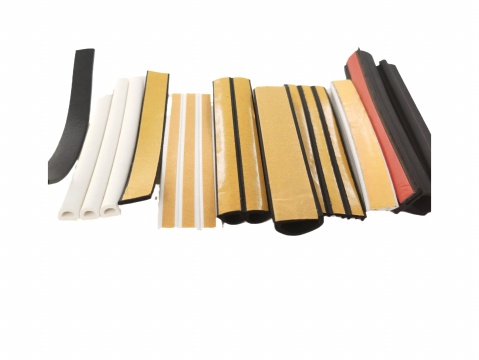 Self adhesive rubber profile