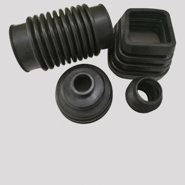 Custom molded rubber bellows