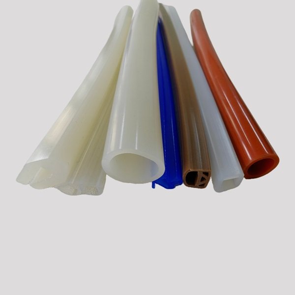 Silicone extruded strip