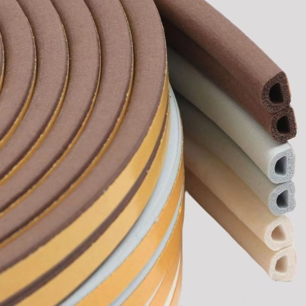 Rubber weather strip seal