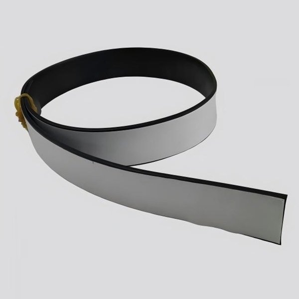 Self adhesive solid rubber strip