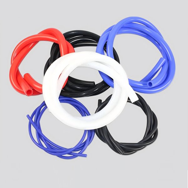 Reinforced silicone tubing