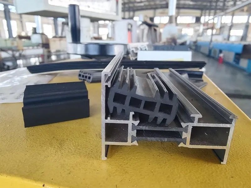 High-performance extruded rubber strips specially designed for aluminum door and window systems.
