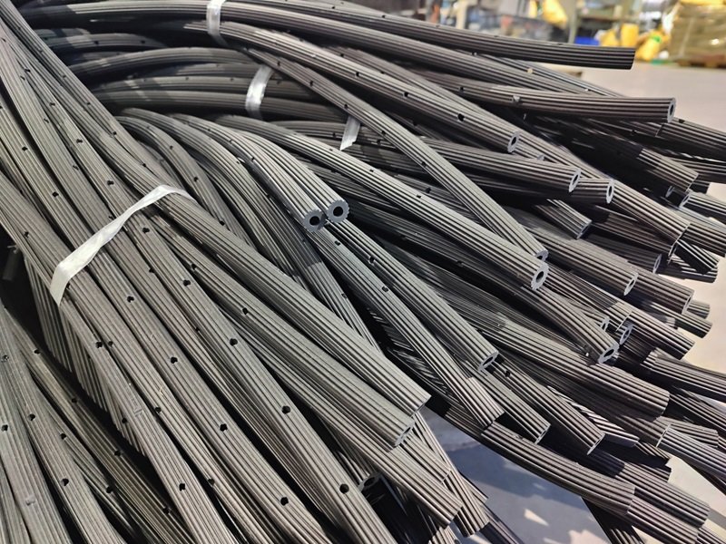 Can you drill holes for rubber extrusion profiles？