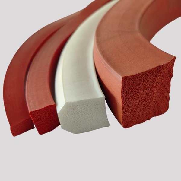 Square Silicone Foam Extruded Strip