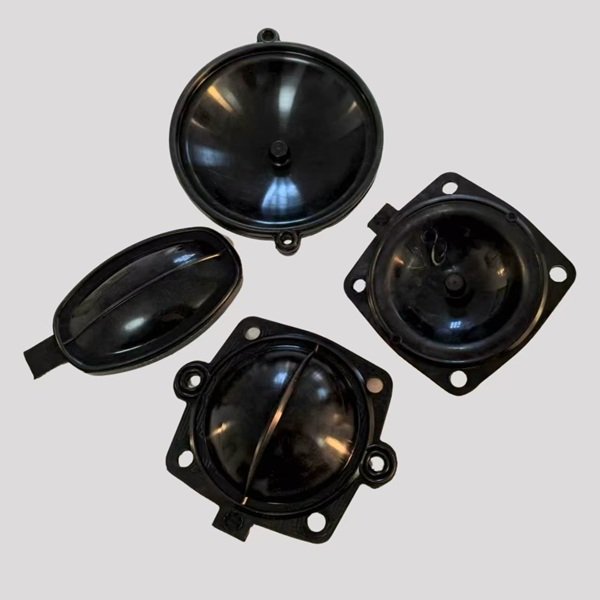 Wear resistant custom rubber diaphragm