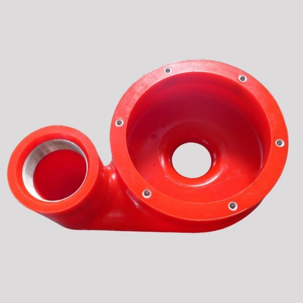 Polyurethane parts with metal inserts