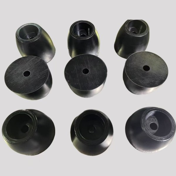 Conical rubber feet
