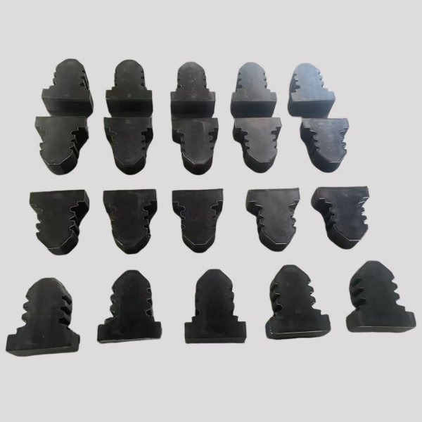 Rubber flooring fixing wedges 