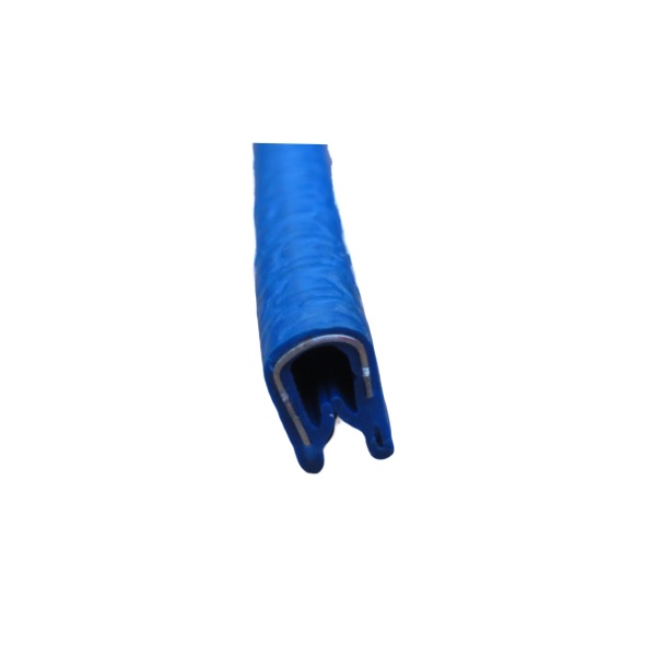 blue PVC edge trim
